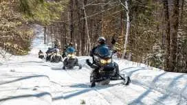 Laurentians: Snowmobile Guided Tour|Canada