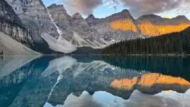 Moraine Lake Sunrise & Lake Louise from Canmore & Banff