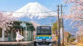 [กลุ่ม 1 ท่าน/รวมประสบการณ์นั่งรถไฟชมวิว] ทริปเที่ยววันเดียวชมภูเขาไฟฟูจิ สถานที่ยอดนิยมในอินสตาแกรม ประเทศญี่ปุ่น | สวนอาซามะ, ประสบการณ์นั่งรถไฟชมวิวฟูจิ, ทะเลสาบยามานากะ, ทะเลสาบคาวากุจิ (มีตัวเลือกนั่งเรือหรือกระเช้าลอยฟ้า)