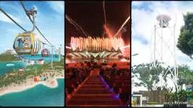 缆车、空中螺旋和时光之翼,含饭店接送服务