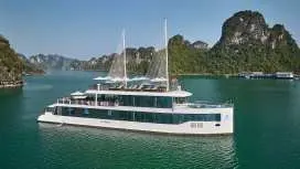From Tuan Chau Port: Jade Sails Luxury Escape to Ha Long & Lan Ha Bay with Buffet Lunch