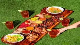 Bali Kuta FORK Bakery & Grill | 1-Meter Smoked BBQ Sampler Feast for Sharing