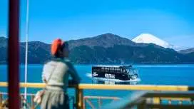 富士山&箱根一日拼車遊|蘆之湖水上巴士水蜘蛛忍者巴士/蘆之湖海賊船&大湧谷&箱根纜車&山中湖白鳥濱&河口湖站前網紅羅森便利店|東京出發