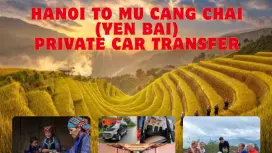 Private Car Transfer | Hanoi To Mu Cang Chai (Yen Bai) (And Vice Versa)