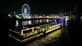 曼谷Chaophraya Cruise,含自助餐、現場音樂和泰式傳統表演 | 曼谷