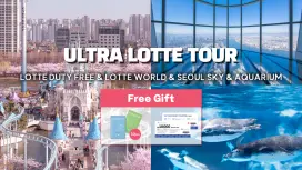 ULTRA LOTTE TOUR (Lotte World, Seoul Sky, Aquarium, Lotte Duty Free)