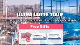 ULTRA LOTTE TOUR (Lotte World, Seoul Sky, Aquarium, Lotte Duty Free)