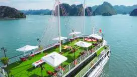 【LIMITED SALE】Ha Long Bay|5-Star Luxury Cruise with Kayaking & Titop Island by Limousine | Departure from Hanoi or Ha Long | Vietnam