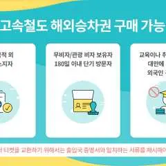 대만 고속철도 편도 티켓 | 대만 국적 이용 불가