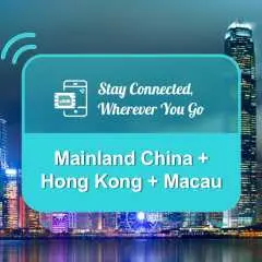 Internet card for China, Hong Kong and Macao|Daily high speed 500MB/1GB/2GB unlimited traffic eSIM