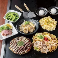 Wakayama Prefecture, Kinokawa/Iwade | Teppanyaki Okonomiyaki wa Kokoyanen (Okonomiyaki is here, Iwade branch) | Seat Reservation Only