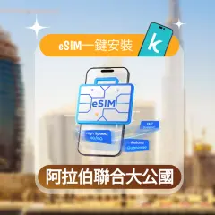 【5折】阿聯酋 eSIM | 1-30 天每日/總數據計劃