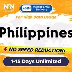 Philippines eSIM 1-15Days Daily 500MB/1GB/2GB/3GB Unlimited 5G/4G Data