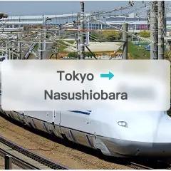 Vé JR Shinkansen: Tokyo → Nasushiobara