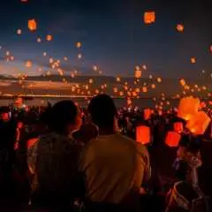 Senshu Beach Lantern Festival Vol. 7 - Admission Ticket with Sky Lantern (Osaka Prefecture - Event)