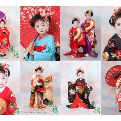 [Kyoto, Gojo] Children's Maiko Experience Plan (Indoor photo shoot: 5 photos + hair styling included)