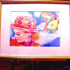 【大阪・西天下茶屋】色鉛筆で童画を描くワークショップ