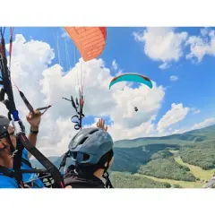 [Nagano Prefecture - Fujimi Panorama] Take a tandem (two-seater) flight and soar through the skies with the greatest altitude difference of 800m on Honshu.