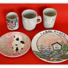 体验日期:至3月31日 [冈山县濑户内市牛窗町] 陶艺体验 - 自由创作五色陶器! 彩绘课程 - 最多100人