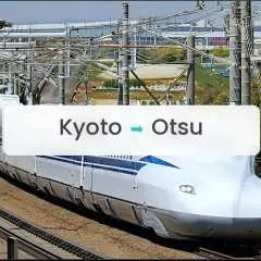 JR Shinkansen ticket: Kyoto → Otsu