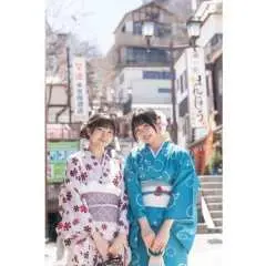 【群馬・伊香保】伊香保温泉石段街で物語の主人公になれる着物レンタル 着物ヘアセットプラン(3時間)石段街を食べ歩きしながら散策!のコピー