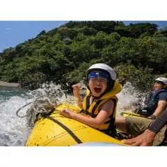 [Kochi, Niyodo River] [Suitable for ages 3 and up] Niyodo River rafting tour where you can also experience fishing gear to catch fish and shrimp!