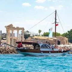 Adults-only Gulet cruise with lunch, drinks and optional transfers from Side