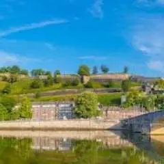 Self guided tour with interactive city game of Namur