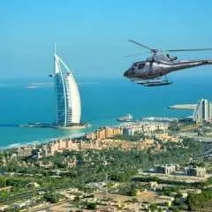 17-minute helicopter tour over Dubai
