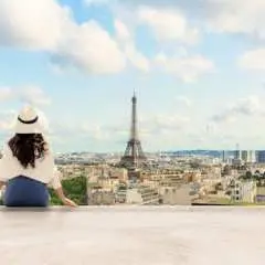 Eiffel Tower stair climb with summit access