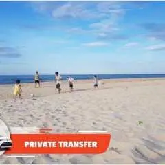 Private transfer between the Pilgrimage Village and Thuan An beach