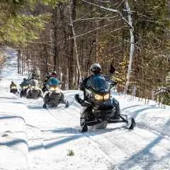Laurentians: Snowmobile Guided Tour|Canada