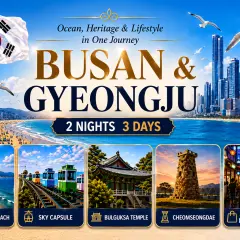 Busan & Gyeongju City, Heritage & Night Market Gourmet 2N3D