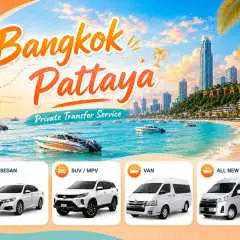 Private Transfer: Bangkok City, BKK Airport, DMK Airport ⇄ Pattaya | Thailand