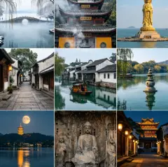 【杭州観光貸切チャーター車】市内観光/西湖/霊隠寺/法渓寺/普陀山/周辺都市:上海/貸切チャーター車/蘇州 半日/1日/複数日ツアー(運転手付き)|各種車両をご用意|複数のルートをご用意