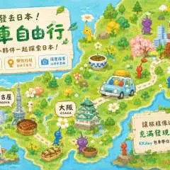 [Take a Mushroom Private charter car in Japan by Chartered Car!] Customized Day Trip to Tokyo/Osaka/Nagoya/Hokkaido/Kyushu | Embark on an Adventure with Little Elves
