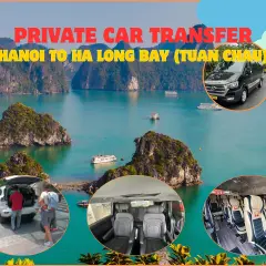 Private Car Service | Hanoi to Ha Long Bay (Tuan Chau) (And Vice Versa)