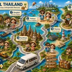 Private Transfer Between Bangkok, Pattaya, Hua Hin, Kanchanaburi, Ayutthaya, Rayong & Khao Yai