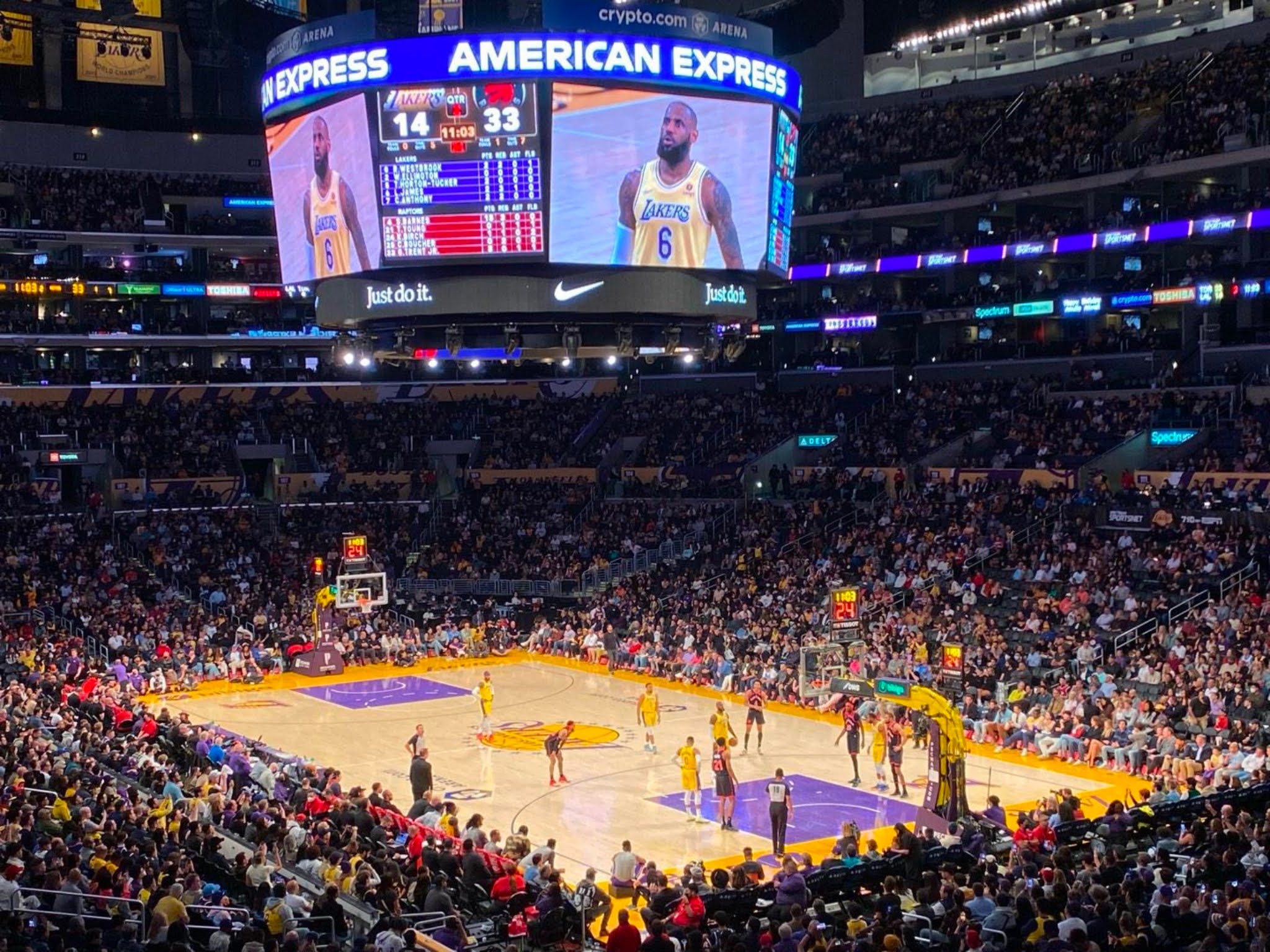 Los Angeles Lakers NBA Game Ticket at Crypto.com Arena - KKday