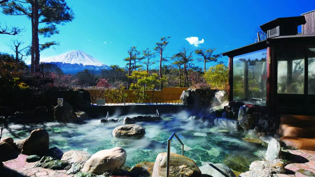Admission ticket to Yurari Onsen, Yamanashi, Japan