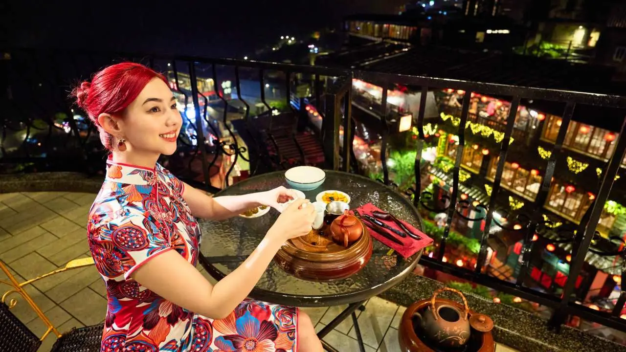 [Jiufen Tea Hotel] New Taipei, Taiwan | Haiyue Tower View Tea House | Jiufen View Afternoon Tea Experience
