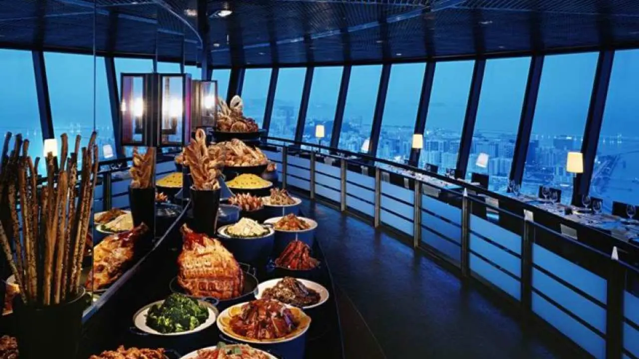 [Macau Buffet] Macau Tower 360° Revolving Restaurant | Macau Tower Buffet Lunch and Dinner