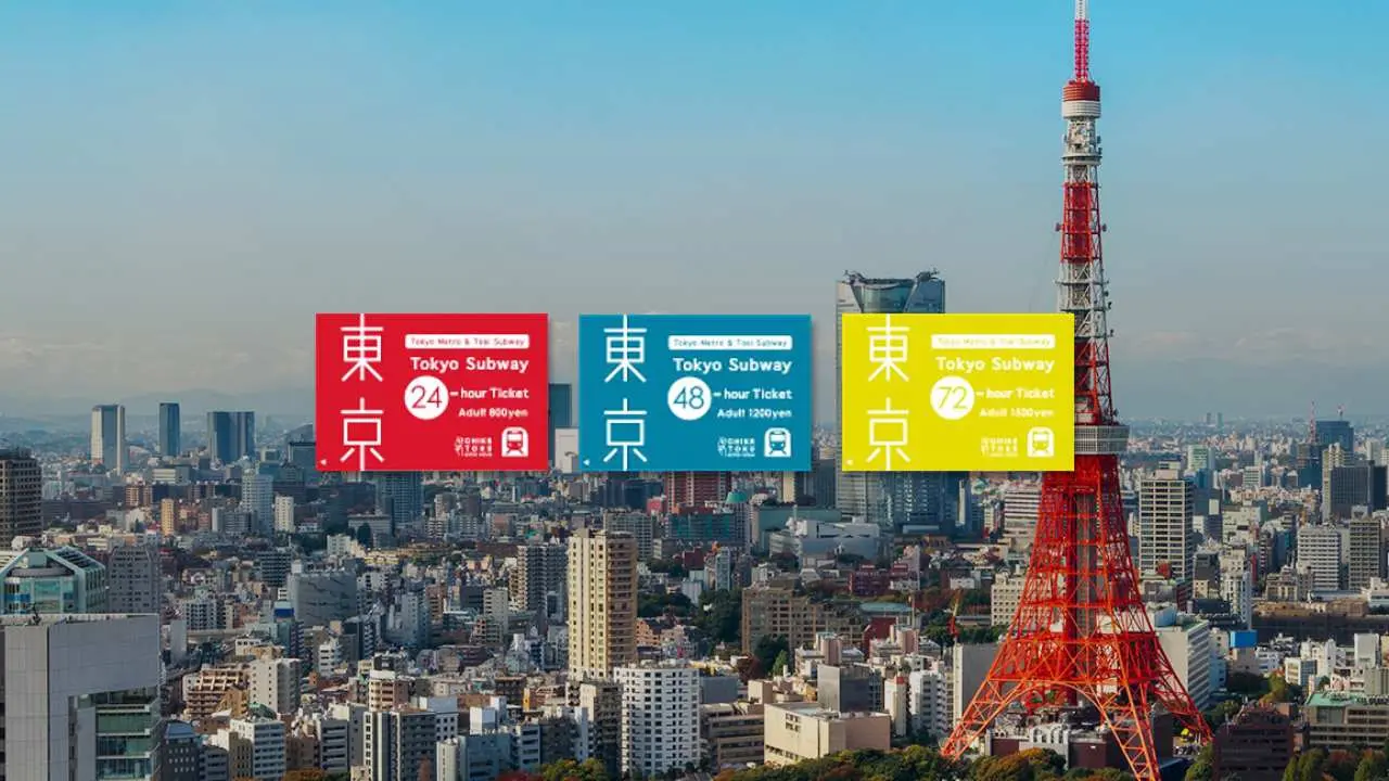 Tokyo Subway One-Day Pass/Two-Day Pass/Three-Day Pass|Tokyo Subway Ticket
