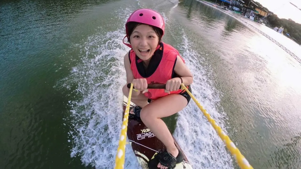 Kaohsiung, Taiwan | Water skiing experience at Lianchitan Water Ski Theme Park | Free SUP