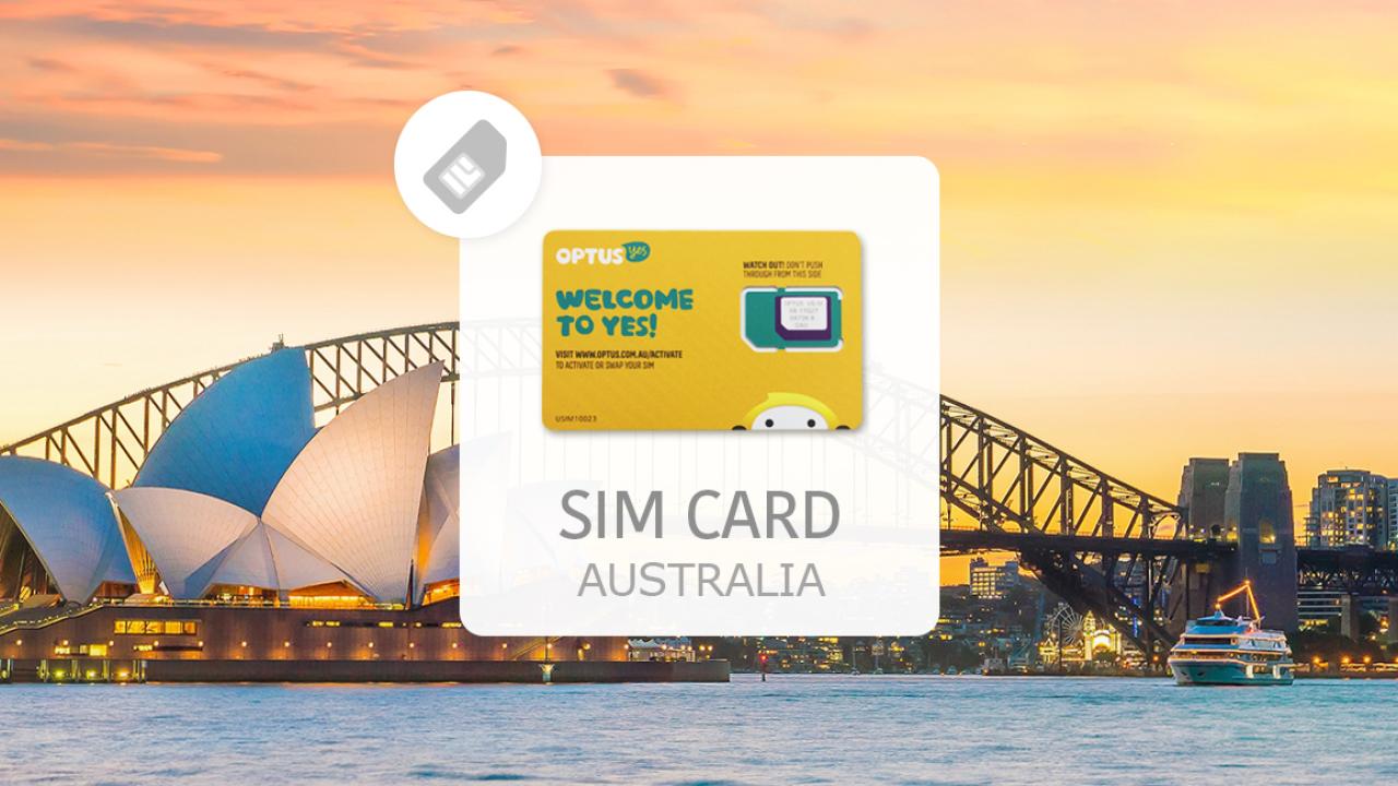 澳洲Optus 5/28/56/84天預付SIM卡+國內通話(新加坡寄送)