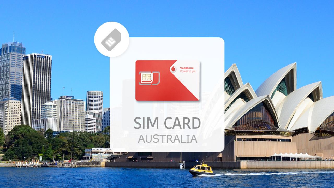 【澳洲】上網電話卡|Vodafone 28天SIM卡|45GB &amp; 無限通話