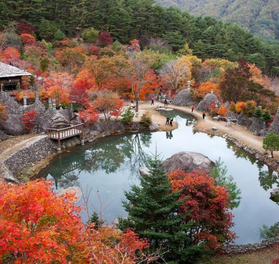 Mùa thu Hàn Quốc núi Naejangsan