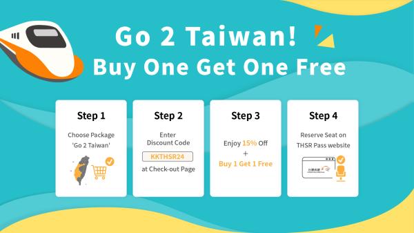 Taiwan High-Speed Rail One-Way e-Ticket | For Foreign Travelers Only