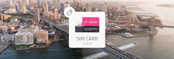 美國網卡|T-Mobile 15/30天 10GB+無限美國通話上網電話卡|台港澳寄送、台灣機場領取