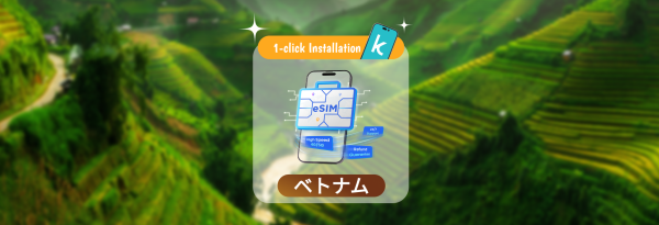 ベトナム ベトテル(Viettele)eSIM 電話番号付プラン選択可